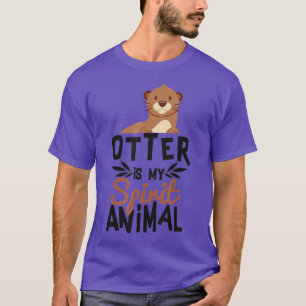 Otter is mijn gedistilleerde dierentuin voor Diere T-shirt