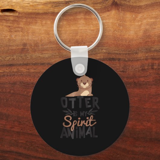 Otter is m'n schatje... sleutelhanger (Voorkant)