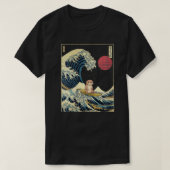 Otter Japans Kanagawa Wave Funny Surf Dier VNe T-shirt (Design voorkant)