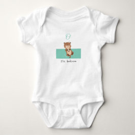 Otter: Jouw naam Cute Alphabet Monogram toevoegen Romper