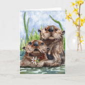 Otter-Jubileum Kaart (Gele Bloem)