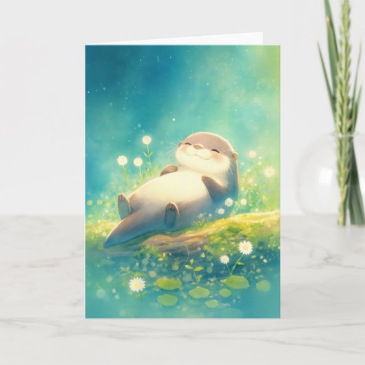 Otter Kalme Droom Kaart (Voorkant)