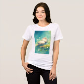 Otter Kalme Droom Tri-Blend Shirt (Voorkant volledig)