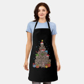 Otter kerstboom Funny Kerstcadeau Schort (Gedragen)