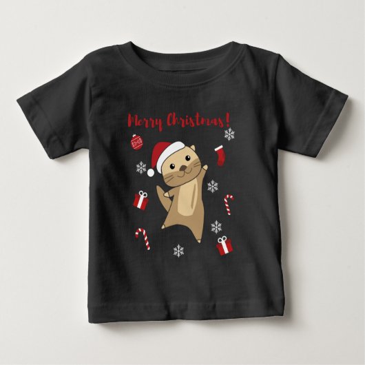 Otter-kerstwinterdieren otter (Voorkant)