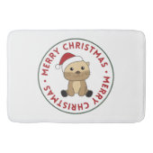 Otter-kerstwinterdieren otter-bath-mat badmat (Voorkant)