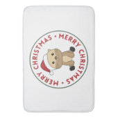 Otter-kerstwinterdieren otter-bath-mat badmat (Voorkant Verticaal)