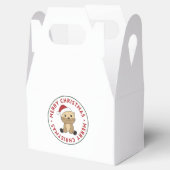 Otter-kerstwinterdieren otter bedankdoosjes (Geopend)