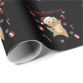 Otter-kerstwinterdieren otter cadeaupapier (Rol Hoek)