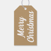 Otter-kerstwinterdieren Otter Gift Label Cadeaulabel (Achterkant)