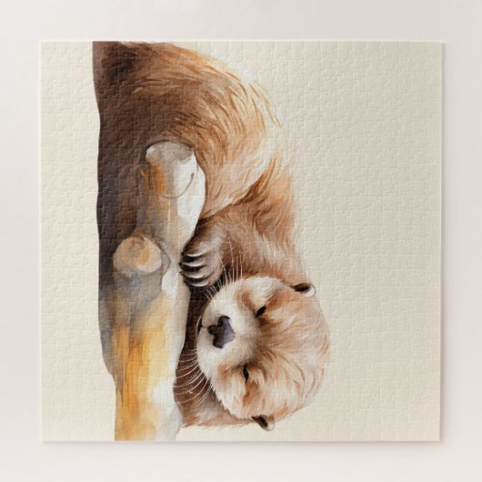 otter legpuzzel (Horizontaal)