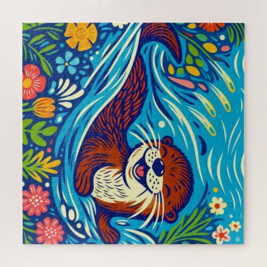 Otter Legpuzzel (Horizontaal)