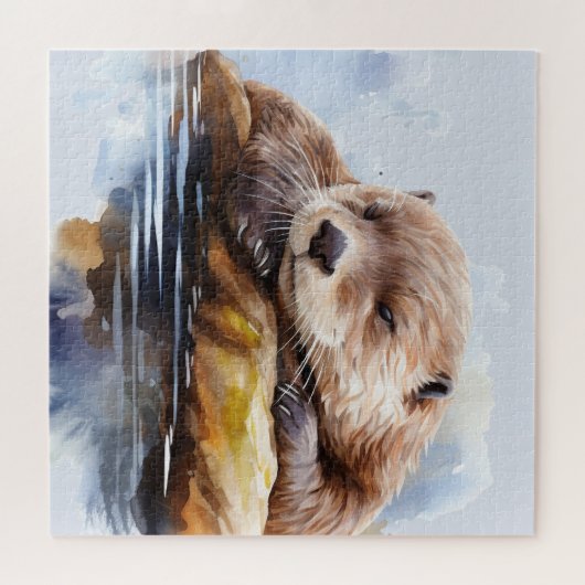 otter legpuzzel (Horizontaal)