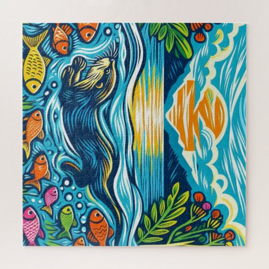 Otter Legpuzzel (Horizontaal)