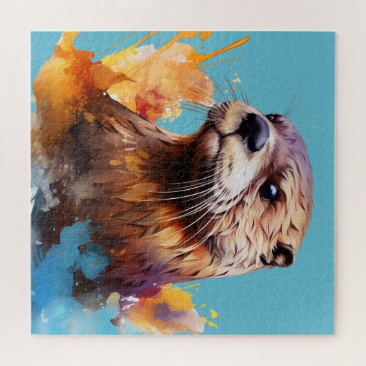 otter legpuzzel (Horizontaal)