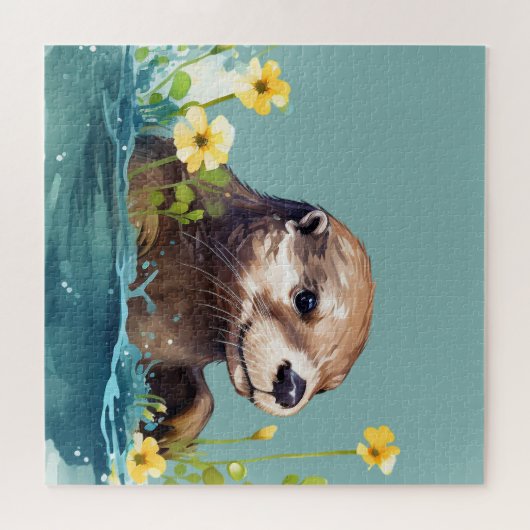 otter legpuzzel (Horizontaal)