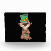 Otter leprechaun st patricks day| Gift for ma Fotoblokken (Voorkant)