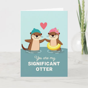Otter Liefde Significant Andere Kaart
