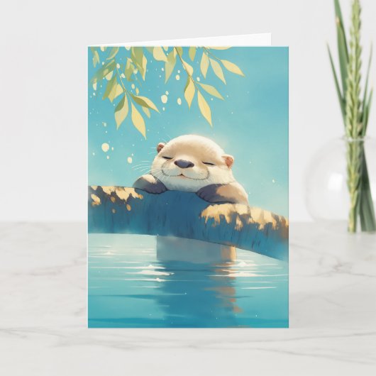 Otter Log Lounge Kaart (Voorkant)