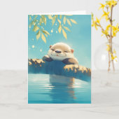 Otter Log Lounge Kaart (Gele Bloem)