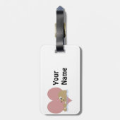 Otter Love Bagagelabel (Achterkant verticaal)