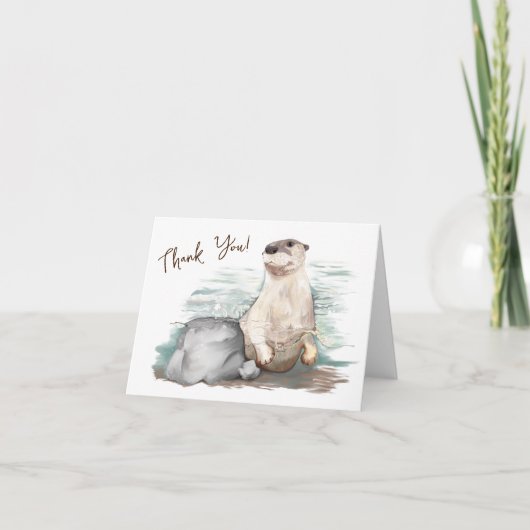Otter Love - Bedankt voor je kaarten (Voorkant)