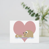 Otter Love Briefkaart (Staand voorkant)