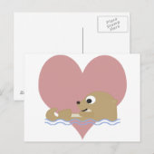 Otter Love Briefkaart (Voorkant / Achterkant)