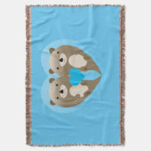 Otter Love Deken (Voorkant Verticaal)