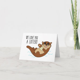 Otter Love Get Well Card Kaart