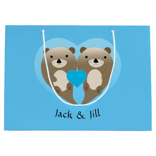 Otter Love Groot Cadeauzakje (Voorkant)