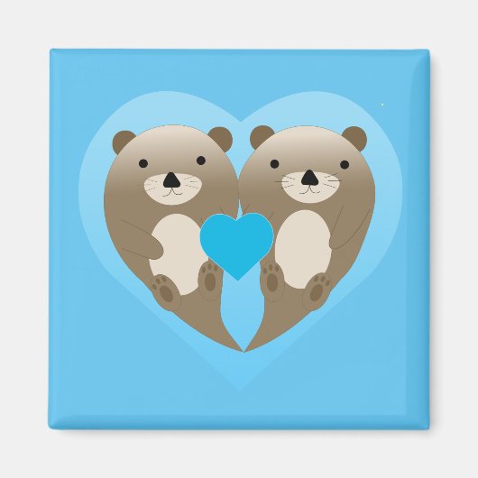 Otter Love Magneet (Voorkant)