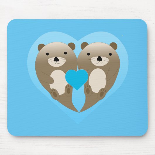 Otter Love Muismat (Voorkant)