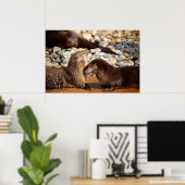 Otter Love Poster (Thuiskantoor)