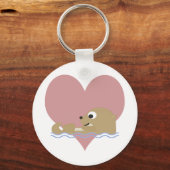 Otter Love Sleutelhanger (Voorkant)
