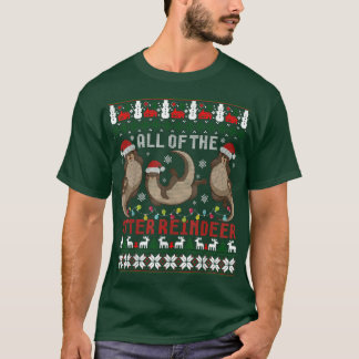 Otter Lover Funny Ugly KerstSweater Gift T-shirt