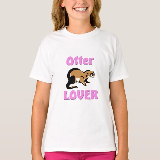 Otter Lover T-shirt (Voorkant)