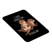 Otter Lover Women Zee Otter Gift for Men Otter Magneet (Rechterzijde)