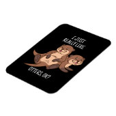 Otter Lover Women Zee Otter Gift for Men Otter Magneet (Linkerzijde)