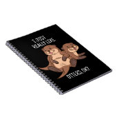 Otter Lover Women Zee Otter Gift for Men Otter Notitieboek (Rechterzijde)