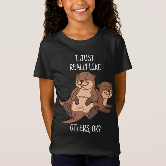 Otter Lover Women Zee Otter Gift for Men Otter T-shirt (Voorkant)