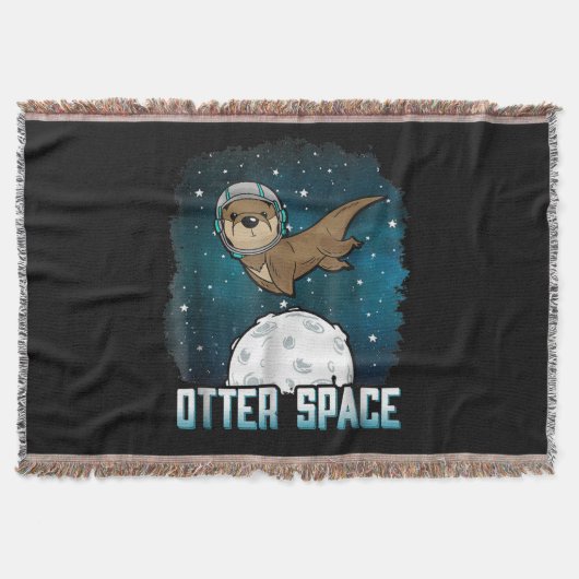 Otter Lovers |Otter Space Funny BuitSpace Animal Deken (Voorkant)