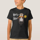 Otter Magic Wizard Funny Otter Harry T-shirt (Voorkant)