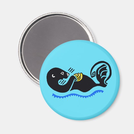 Otter - magneet (Voorkant / Achterkant)