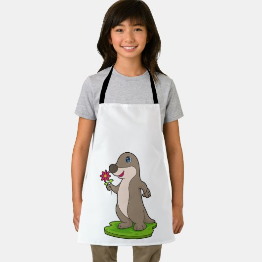 otter met ventilator schort (Insitu)