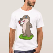 otter met ventilator t-shirt (Voorkant)