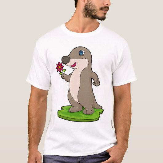 otter met ventilator t-shirt (Voorkant)
