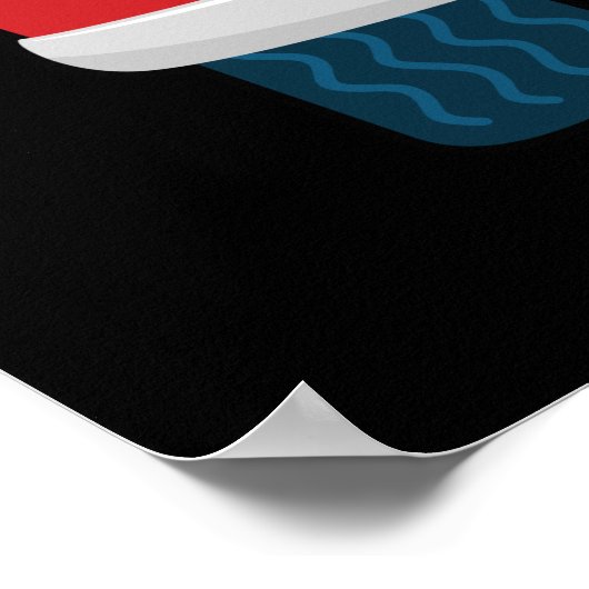 Otter-mobile Funny Animal Car Pun Poster (Hoek)