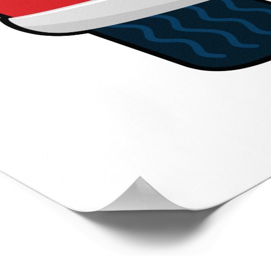 Otter-mobile Funny Animal Car Pun Poster (Hoek)