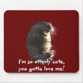 OTTER mousepad Muismat (Voorkant)